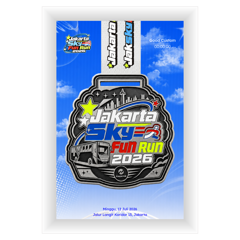 Good Custom Medal Frame TJ Sky Fun Run 2026